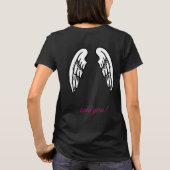 T-shirt Angle avec ailes vous a dit mignon tee (Dos)
