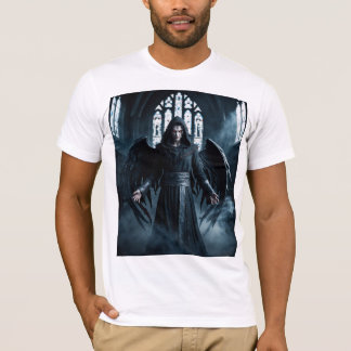 T-shirt Angle foncé avec bord