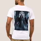 T-shirt Angle foncé avec bord (Dos)