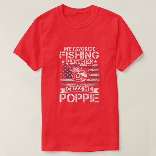 T-shirt Angler I Mon Partenaire De Pêche Préféré Me Appell (Design devant)