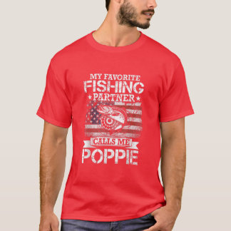 T-shirt Angler I Mon Partenaire De Pêche Préféré Me Appell