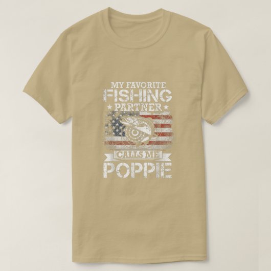 T-shirt Angler I Mon Partenaire De Pêche Préféré Me Appell (Design devant)