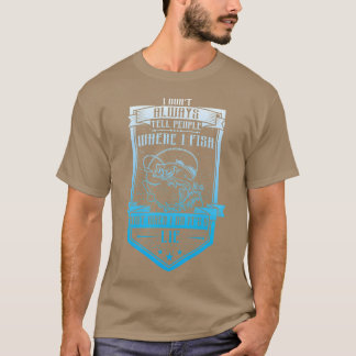 T-shirt Angler Sports Fisherman Petri Heil Angelhacken ret