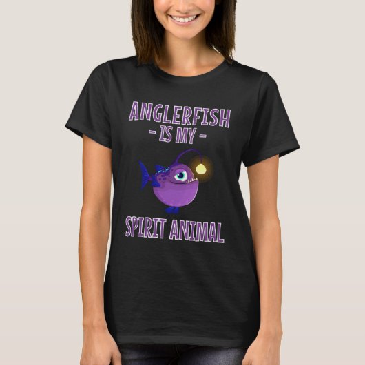 T-shirt Anglerfish Est Mon Esprit Animal Anglerfish (Devant)