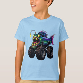 T-shirt Anglerfish Monster Truck