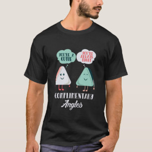 T-shirt Angles complémentaires dragueur Prof de maths drôl