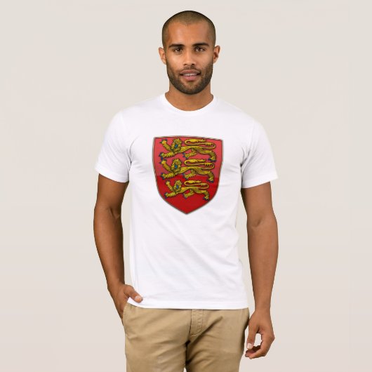 T-shirt Angleterre : Armoiries royales (Devant entier)