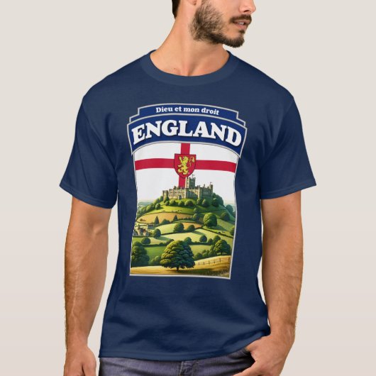 T-shirt Angleterre Drapeau Royaume-Uni (Devant)