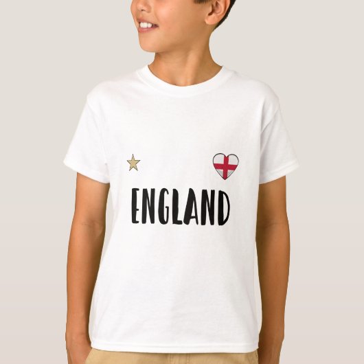 T-shirt Angleterre Fan Shirt Anglais Drapeau (Devant)