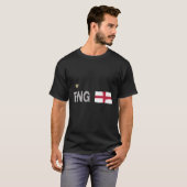 T-shirt Angleterre Fan Shirt Anglais Drapeau (Devant entier)