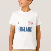 T-shirt Angleterre Fan Shirt Anglais Drapeau (Devant)