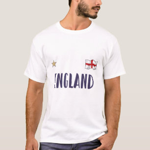 T-shirt Angleterre Fan Shirt Anglais Drapeau