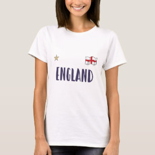 T-shirt Angleterre Fan Shirt Anglais Drapeau
