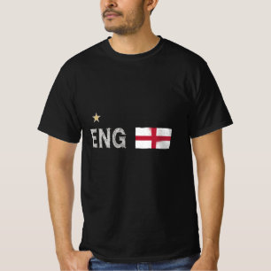 T-shirt Angleterre Fan Shirt Anglais Drapeau