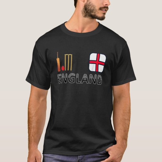 T-shirt Angleterre Fans Cricket Team Français Fans Cricket (Devant)