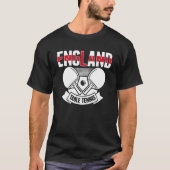 T-shirt Angleterre Ping Pong Anglais Table Tennis Team Sup (Devant)