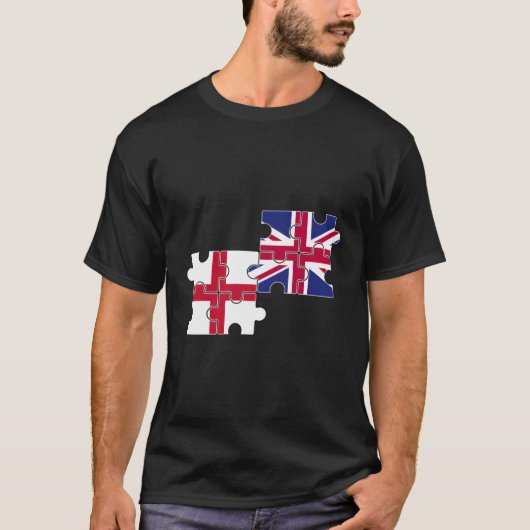 T-shirt Angleterre Uk Drapeau Anglais (Devant)