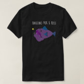 T-shirt angling pour un baiser (Design devant)