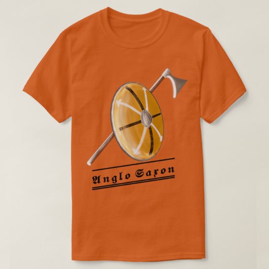 T-shirt Anglo Saxon Shield et Ax (Design devant)
