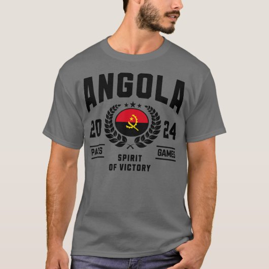 T-shirt Angola 2024 Amateur de sports (Devant)