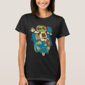 T-shirt Angry alien space (Devant)