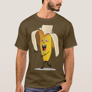 T-shirt Angry And Scary Banana Funny Halloween Costume For