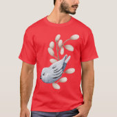 T-shirt Angry Blue Bird amis (Devant)