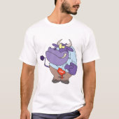 T-shirt Angry Bull Mens Singlet (Devant)