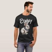 T-shirt Angry Bunny streetwear  (Devant entier)