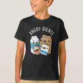 T-shirt Angry dients Funny Baking Pun Dark BG (Devant)