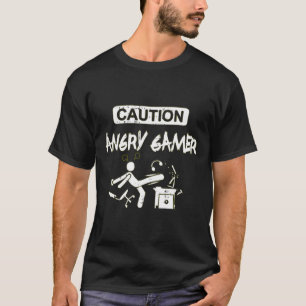 T-shirt Angry Gamer Computer Funny Video Game Gig
