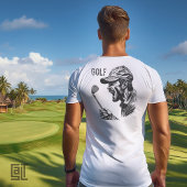 T-shirt Angry Golfer Screaming Funny Frustrated Golf