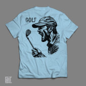 T-shirt Angry Golfer Screaming Funny Frustrated Golf