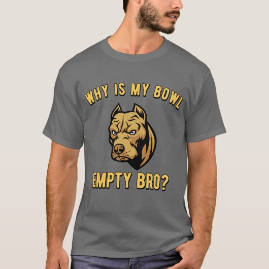 T-shirt Angry Grumpy Pitbull - Dog Lovers - Funny (Devant)