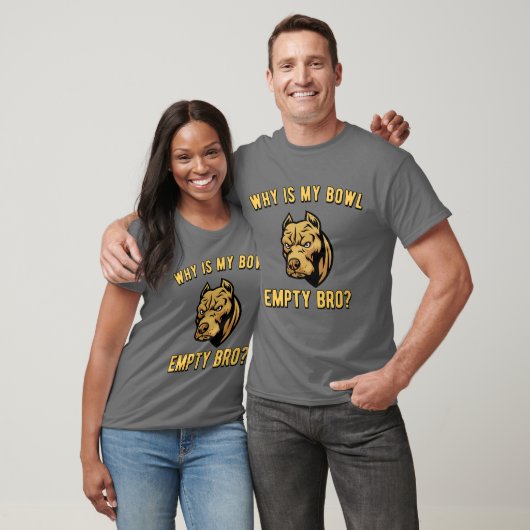 T-shirt Angry Grumpy Pitbull - Dog Lovers - Funny (Unisexe)