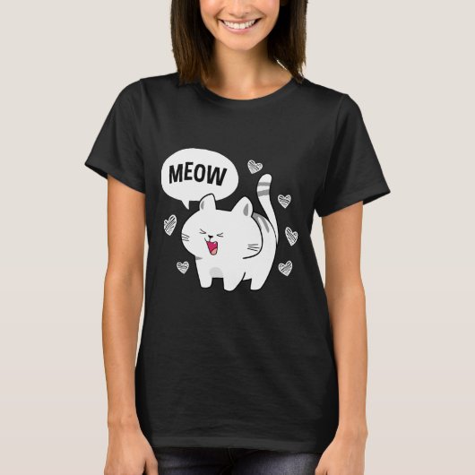 T-shirt Angry Kitty (Devant)