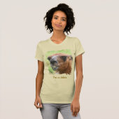T-shirt Angry Llama Face Personalized (Devant entier)