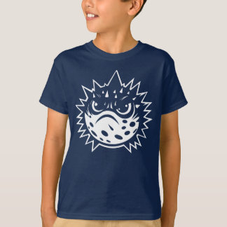 T-shirt Angry Puffer Fish Funny Introvert Beach Trip Kids