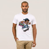 T-shirt Angry Skater (Devant entier)