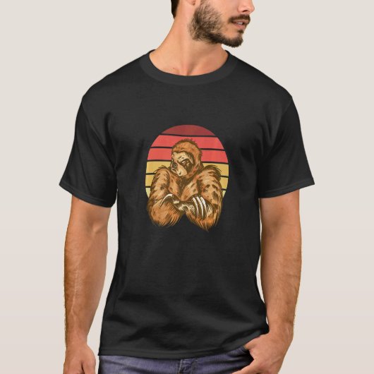 T-shirt Angry Sloth Animal (Devant)