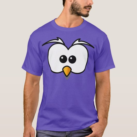 T-shirt Angry Sneaky Bird Eyes Premium (Devant)