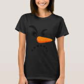 T-shirt Angry Snowman Face Eyelashes Christmas Snowman Cos (Devant)