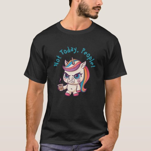 T-shirt Angry Unicorn (Devant)