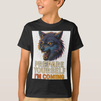 T-shirt Angry Wolf