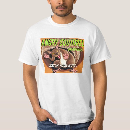 T-shirt AngrySquirrel_logo (Devant)