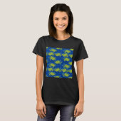 T-shirt anguille à luminescence (Devant entier)