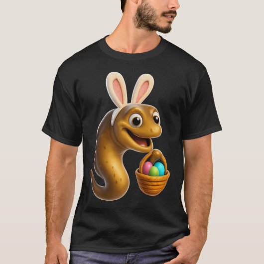 T-shirt Anguille moray de Pâques (Devant)