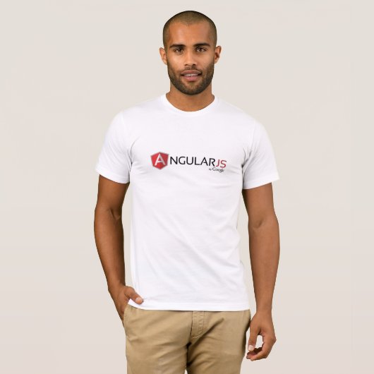 T-shirt AngularJS (Devant entier)