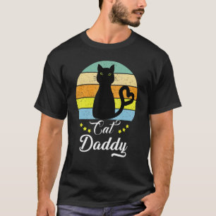 T-shirt Anim Papa Chat Noir Homme Kitty Cat Danse Meow Ani