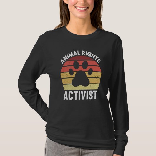 T-shirt Animal Activist Rescue Animals Conservation Rights (Devant)